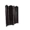 Dark Brown Wood Traditional Room Divider Screen, 71" x 64" x 1"